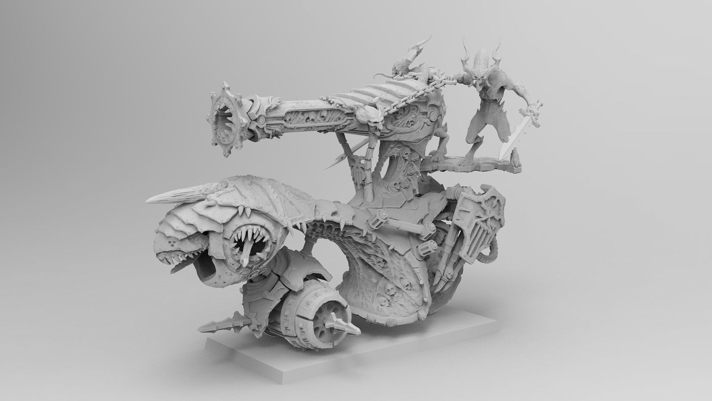 Head-Cannon | Blood Legion | Resin 3D Printed | EmanG | Table Top Gaming