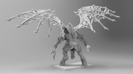 Fire Demon | Legion of Blood | Resin 3D Printed | EmanG | Table Top Gaming