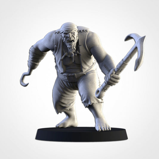 First Mate Ogre | Northern Ogres | Resin 3D Printed Miniature | Txarli Factory | RPG | D&D | Warhammer