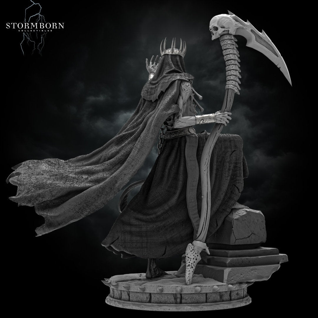 Gothric the Decayed | Lich Lord Necromancer | Undead | 32mm or 75mm scale | Resin 3D Printed Miniature | RPG | DND | Stormborn Collectibles