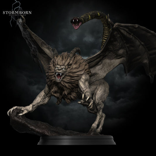 Chimera | Large Monster | 32mm or 75mm scale | Resin 3D Printed Miniature | RPG | DND | Stormborn Collectibles