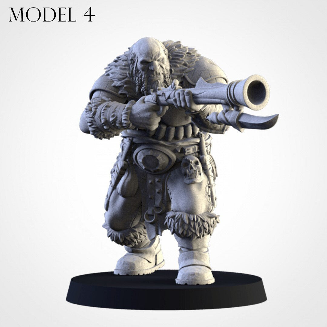 Ogre Leadbelchers | Northern Ogres | Resin 3D Printed Miniature | Txarli Factory | RPG | D&D | Warhammer