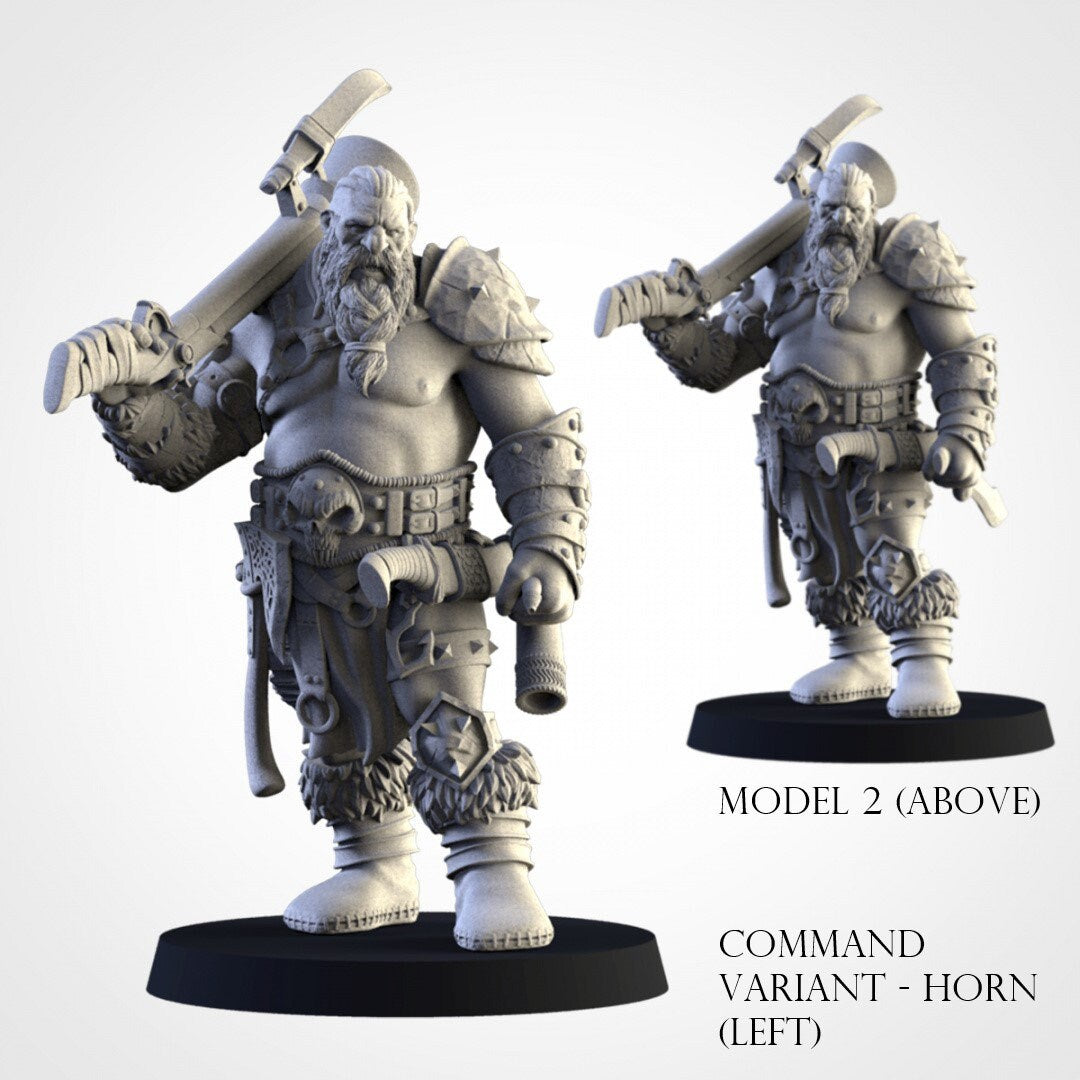 Ogre Leadbelchers | Northern Ogres | Resin 3D Printed Miniature | Txarli Factory | RPG | D&D | Warhammer