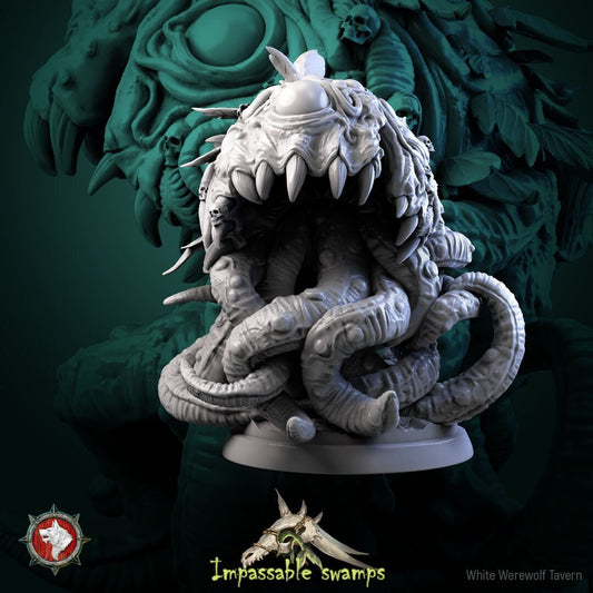 Swamp Monster | Impassable Swamps | Resin 3D Printed Miniature | White Werewolf Tavern