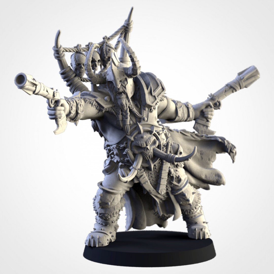 Ogre Khan | MANY weapon options | Northern Ogres | Resin 3D Printed Miniature | Txarli Factory | RPG | D&D | Warhammer