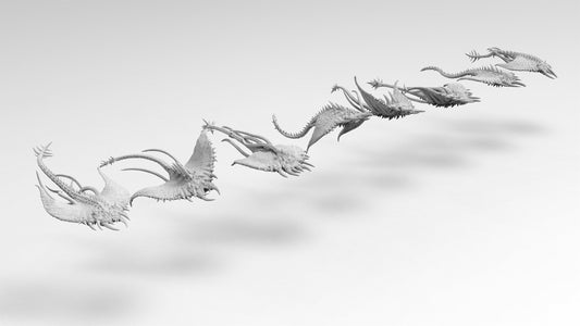 Demon Rays | Several Poses | Legion of Change | Resin 3D Printed | EmanG | Table Top Gaming