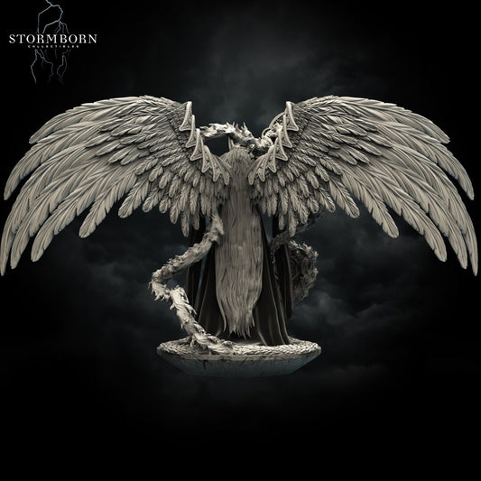 Juno, Queen of the Angels| Large Model | 32mm or 75mm scale | Resin 3D Printed Miniature | RPG | DND | Stormborn Collectibles