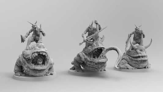 Plague Amphibians | Many Poses | Legion of Disease | Resin 3D Printed | EmanG | Table Top Gaming