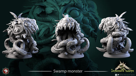 Swamp Monster | Impassable Swamps | Resin 3D Printed Miniature | White Werewolf Tavern