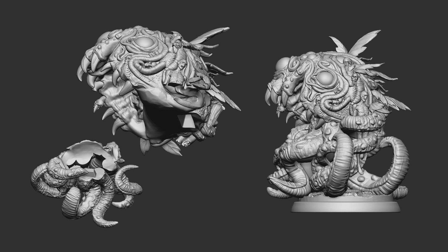 Swamp Monster | Impassable Swamps | Resin 3D Printed Miniature | White Werewolf Tavern