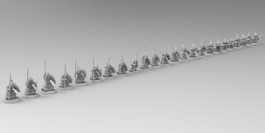 Night Shift Gobboz - Spears and Shields | Greenskins | Resin 3D Printed Miniatures | EmanG | Table Top Gaming | RPG | D&D | Pathfinder