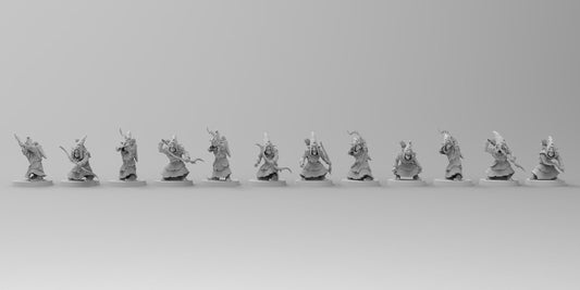 Night Shift Gobboz - Archers | Greenskins | Resin 3D Printed Miniatures | EmanG | Table Top Gaming | RPG | D&D | Pathfinder