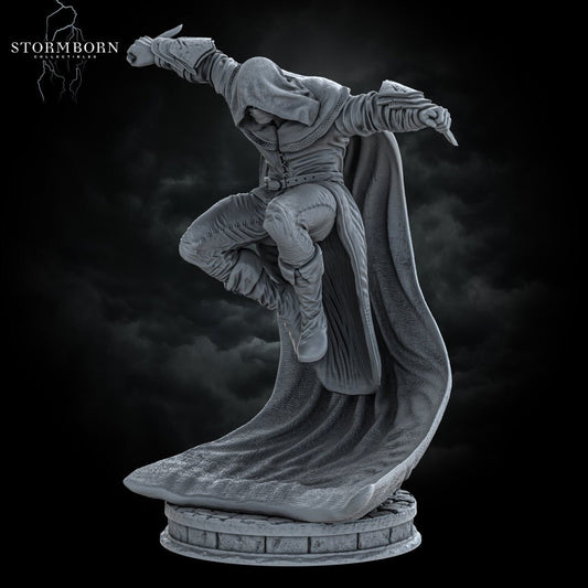 Corvus, The Shrouded Viper | 32mm - 120mm scale | Resin 3D Printed Miniature | RPG | DND | Stormborn Collectibles