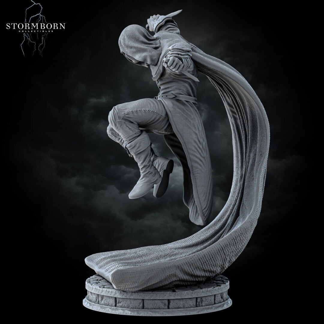 Corvus, The Shrouded Viper | 32mm - 120mm scale | Resin 3D Printed Miniature | RPG | DND | Stormborn Collectibles