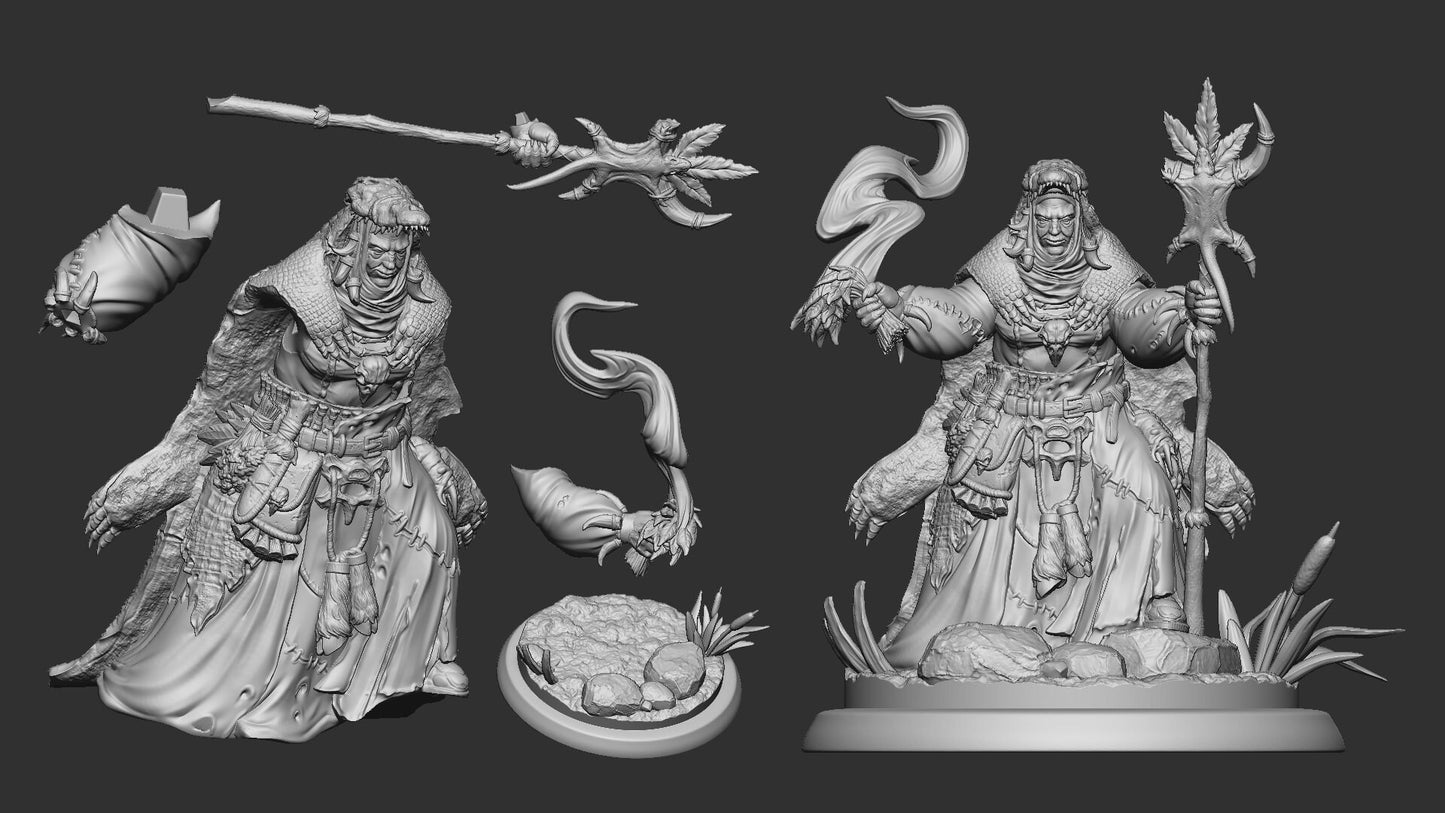 Cloo - Seeing The Twilight | Multiple Scales | Resin 3D Printed Miniature | White Werewolf Tavern | RPG | D&D | DnD