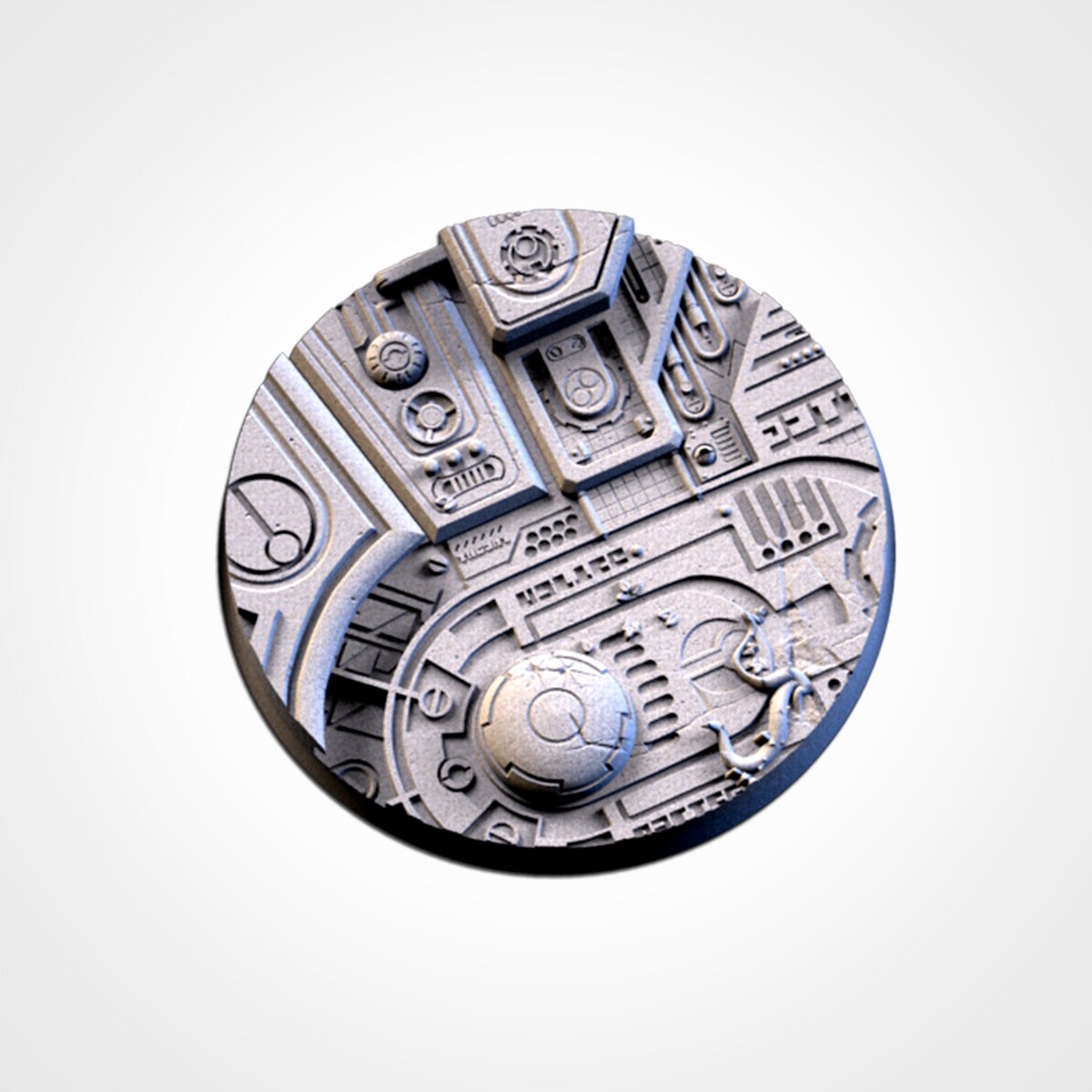 Abandoned Xeno City Bases (Round) | 8K Resin | Txarli Factory