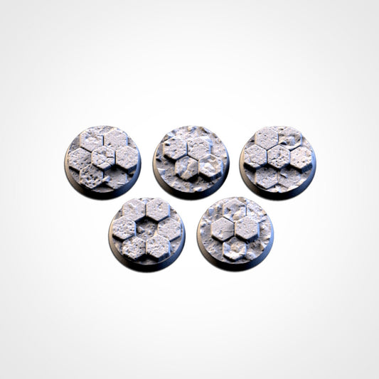 Basaltic Hex Bases (Round) | 8K Resin | Txarli Factory