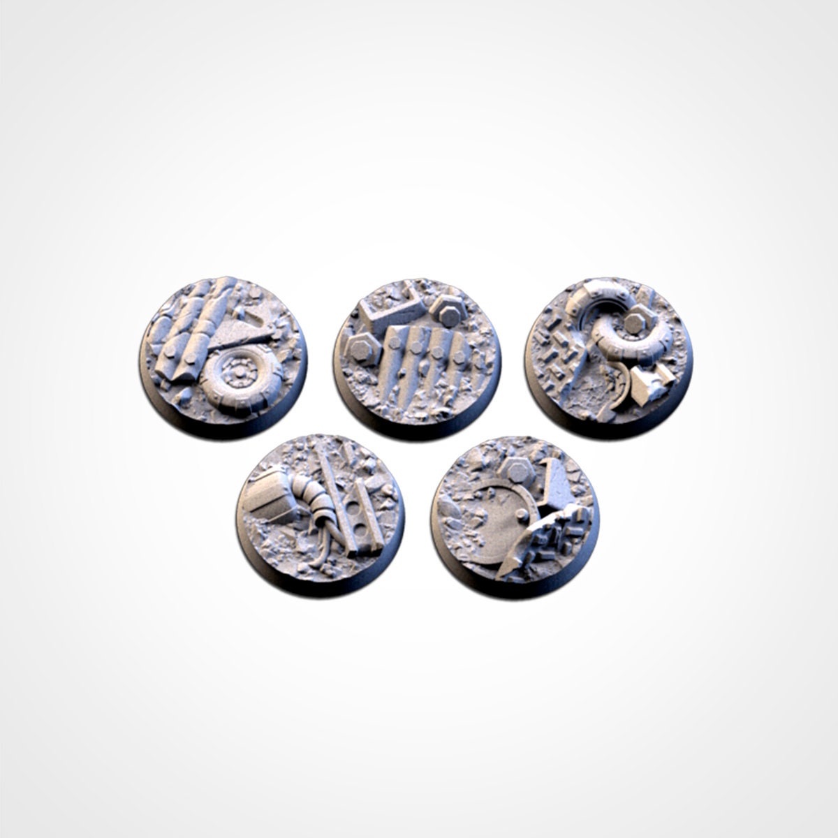 Scrap Bases (Round) | 8K Resin | Txarli Factory