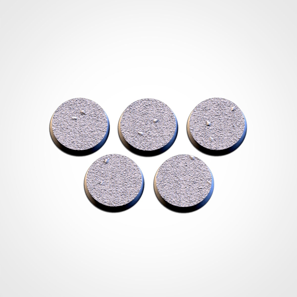 Textured (Fine) Plain Bases (Round) | 8K Resin | Txarli Factory