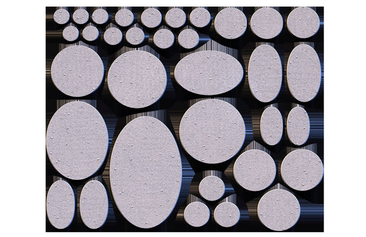 Textured (Fine) Plain Bases (Round) | 8K Resin | Txarli Factory