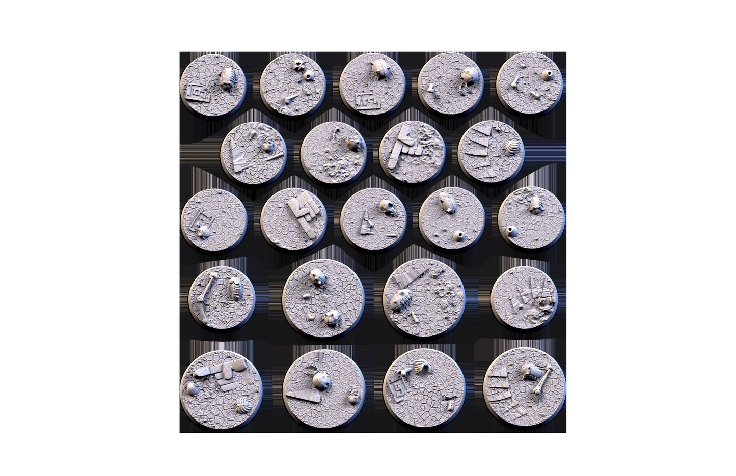 Fantasy Football Bases (Round) | 8K Resin | Txarli Factory