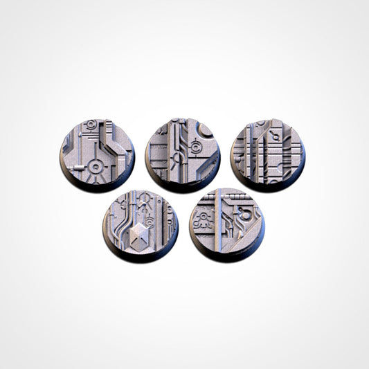 Xeno Tech Bases (Round) | 8K Resin | Txarli Factory