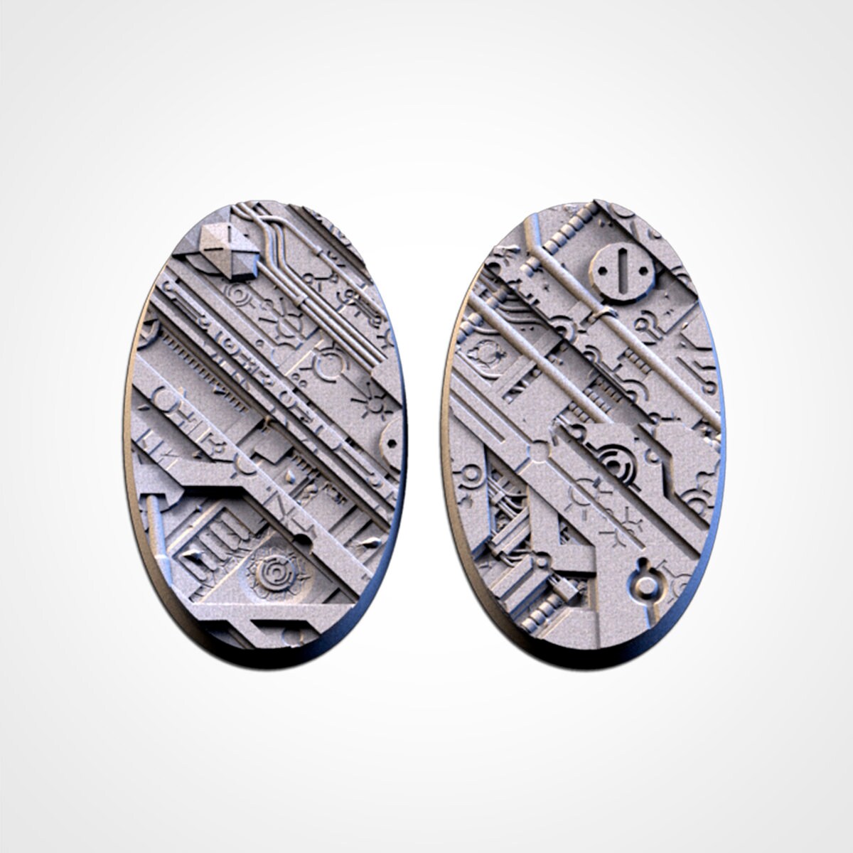 Xeno Tech Bases (Round) | 8K Resin | Txarli Factory