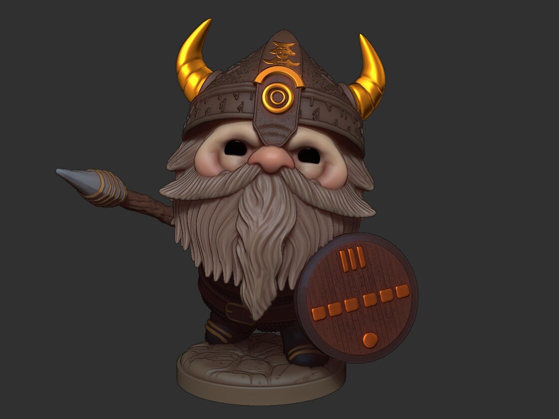 Chibi Odin | Nordic Gods | Multiple Scales | Resin 3D Printed Miniature | Limelight Miniatures