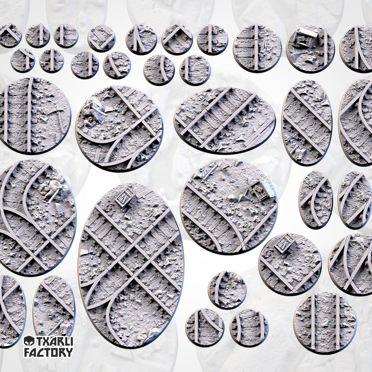 Mine Bases (Round) | 8K Resin | Txarli Factory