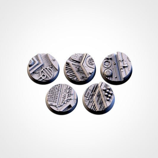 Abandoned Xeno City Bases (Round) | 8K Resin | Txarli Factory
