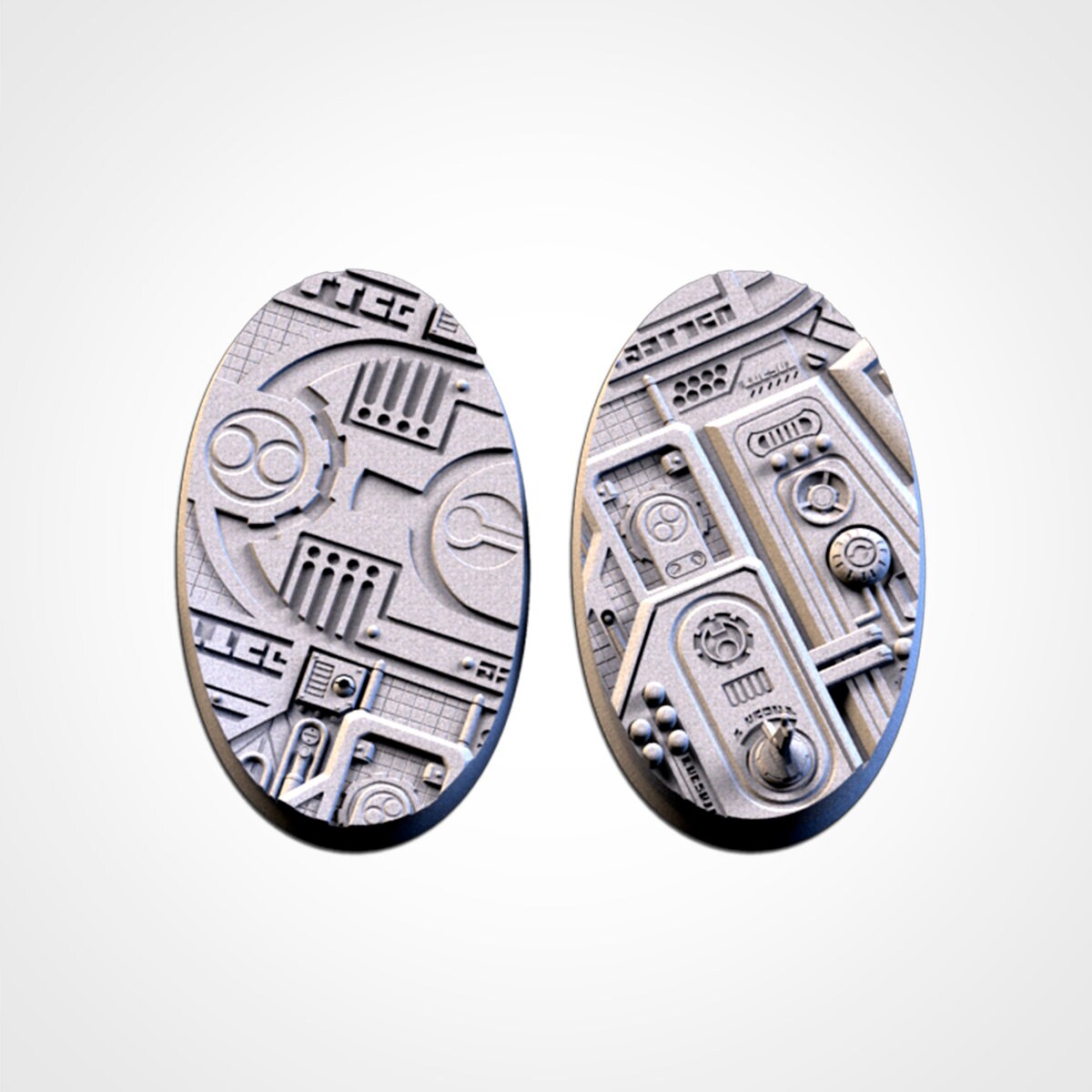 Xeno City Bases (Round) | 8K Resin | Txarli Factory