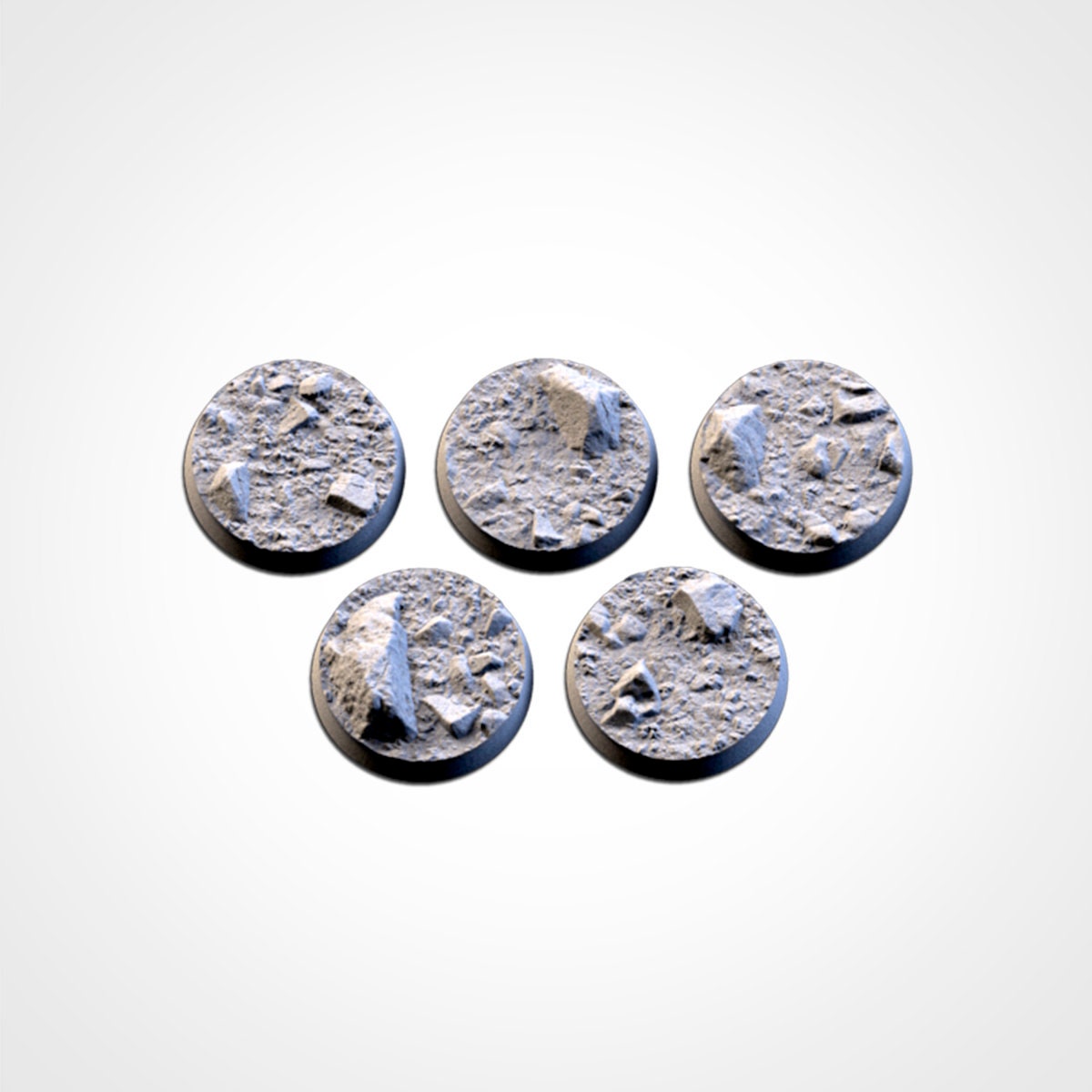 Stony Desert Bases (Round) | 8K Resin | Txarli Factory