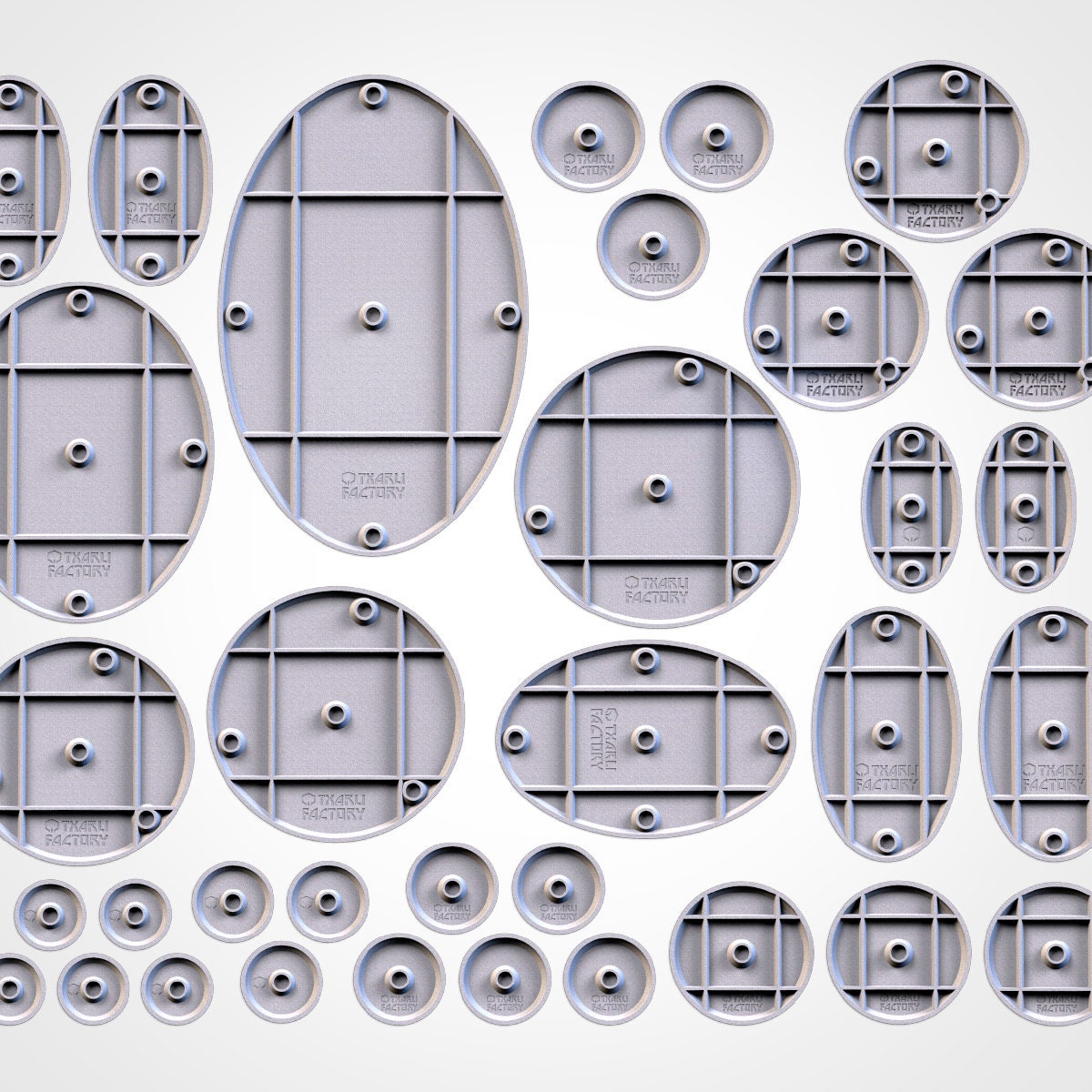 Stony Desert Bases (Round) | 8K Resin | Txarli Factory