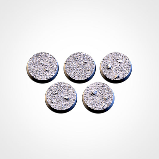 Textured (Medium) Plain Bases (Round) | 8K Resin | Txarli Factory