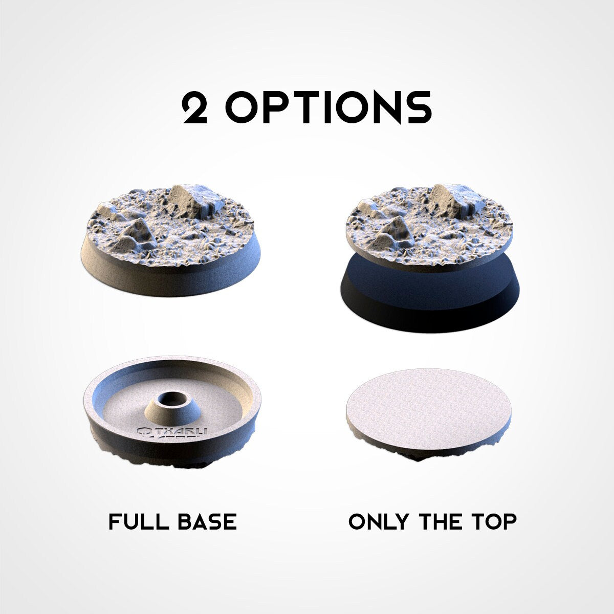 Dry Ground Bases (Round) | 8K Resin | Txarli Factory