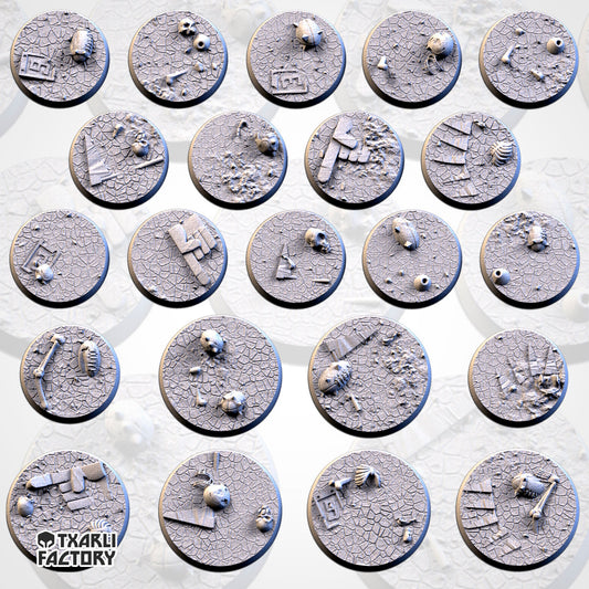 Fantasy Football Bases (Round) | 8K Resin | Txarli Factory