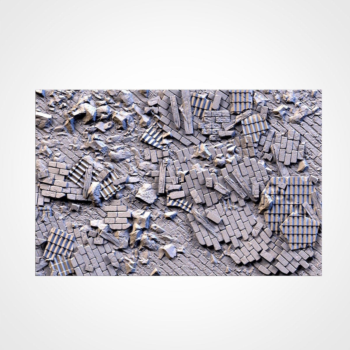 Ruined Factory Bases (Round) | 8K Resin | Txarli Factory