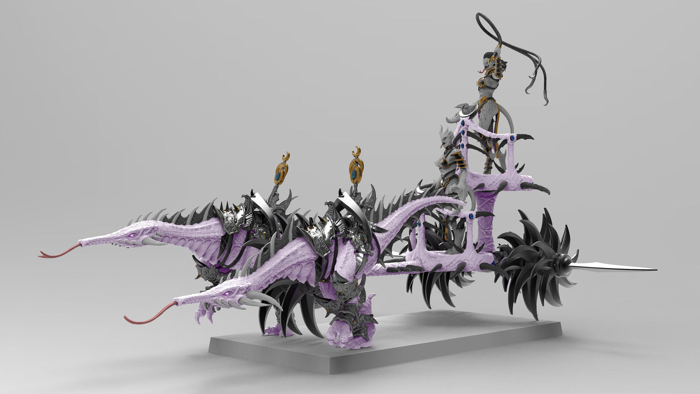 Chariot of Excess | Legion of Excess | Resin 3D Printed | EmanG | Table Top Gaming