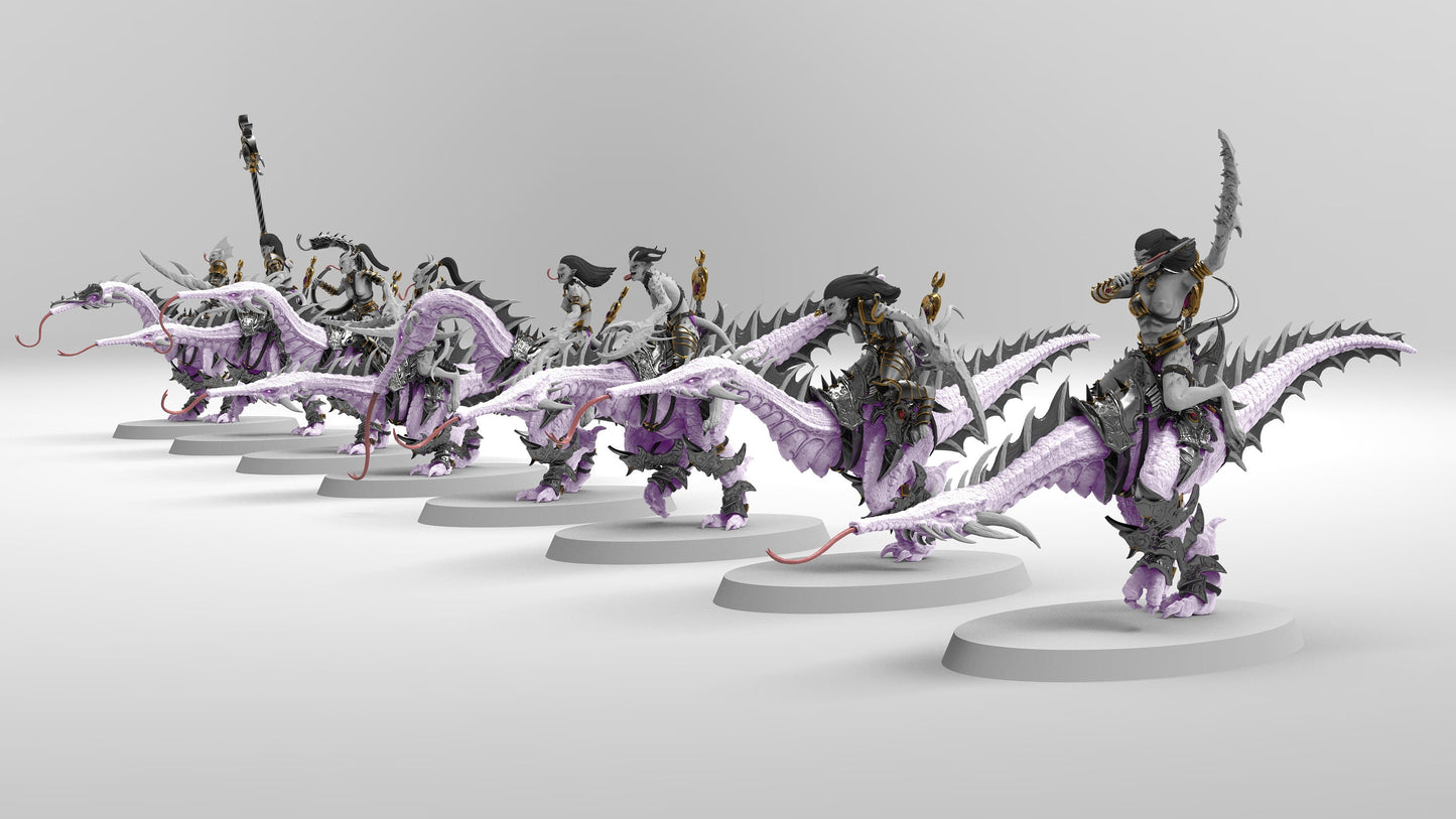 Excessive Cavalry | Legions of Excess | Resin 3D Printed Miniatures | EmanG | Table Top Gaming | RPG | D&D | Pathfinder