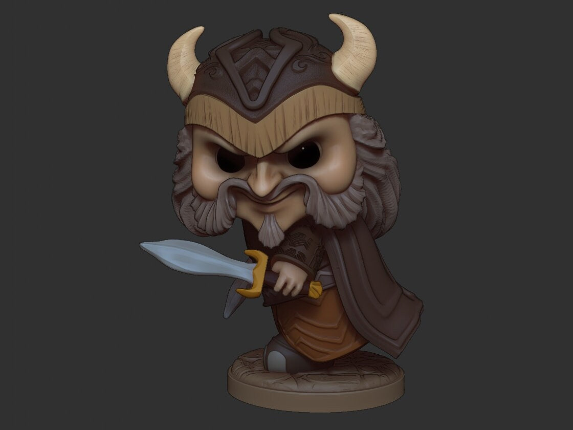 Chibi Loki | Nordic Gods | Multiple Scales | Resin 3D Printed Miniature | Limelight Miniatures