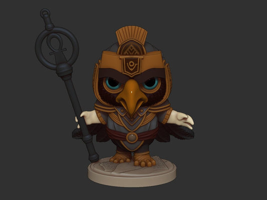 Chibi Horus | Egyptian Gods | Multiple Scales | Resin 3D Printed Miniature | Limelight Miniatures