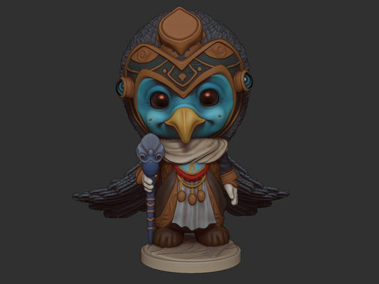Chibi Ra | Egyptian Gods | Multiple Scales | Resin 3D Printed Miniature | Limelight Miniatures