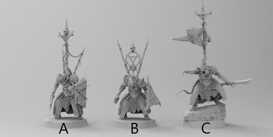 Ratman Warlords on Foot | Ratmen Resin 3D Printed Miniature | RPG | D&D | DnD| EmanG |