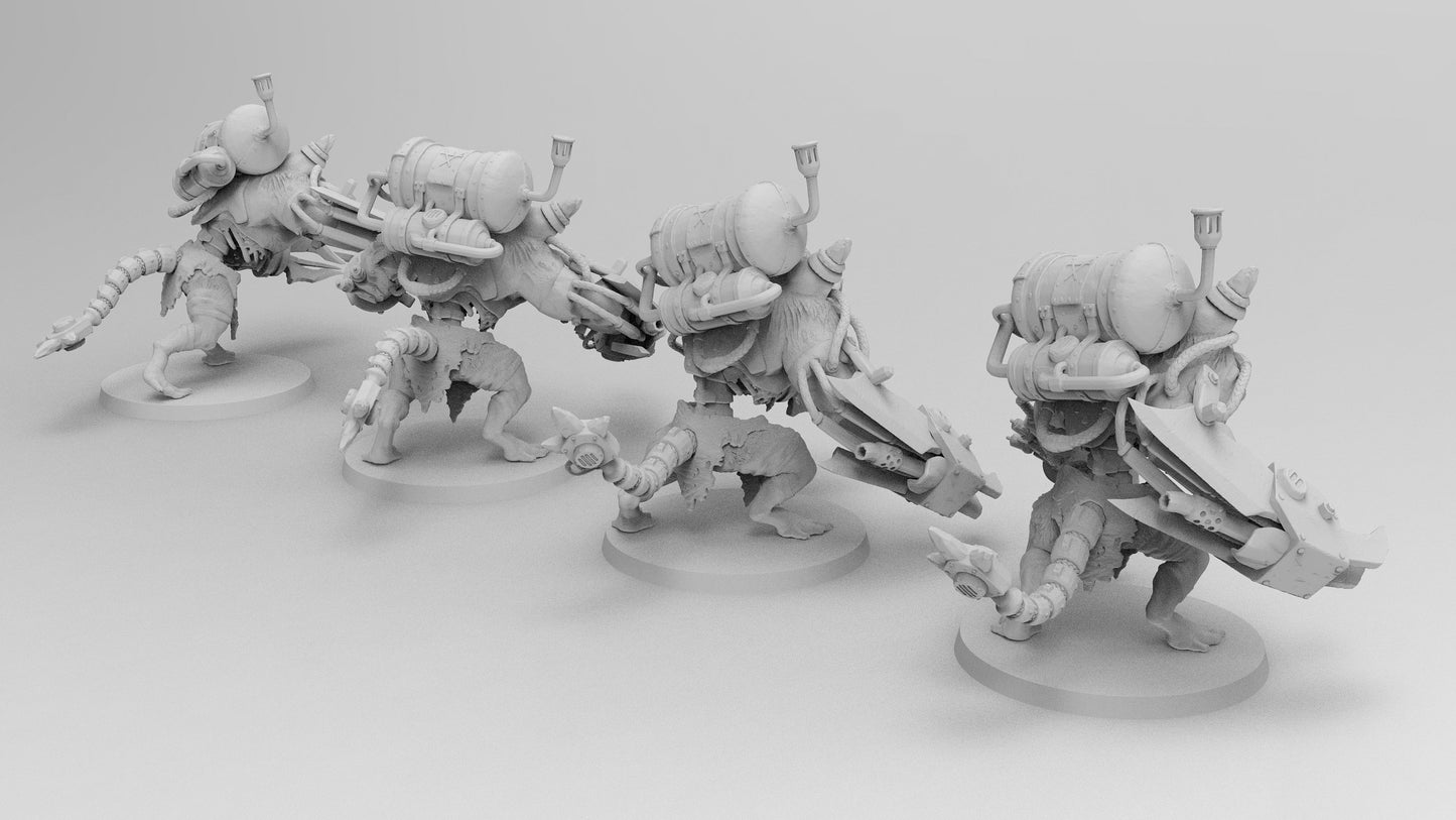 Chaotic Ratmen Ogre Abomination | Ratmen | Resin 3D Printed Miniature | RPG | D&D | DnD| EmanG |