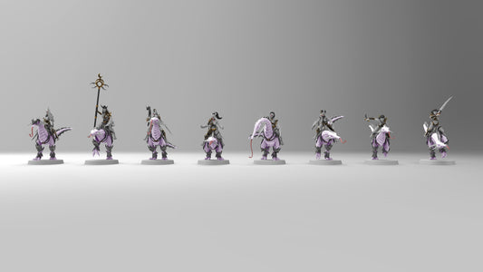 Excessive Cavalry | Legions of Excess | Resin 3D Printed Miniatures | EmanG | Table Top Gaming | RPG | D&D | Pathfinder