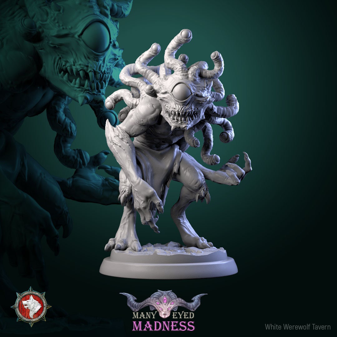 Morhpeyes Set | Many Eyed Madness | Resin 3D Printed Miniature | White Werewolf Tavern | RPG | D&D | DnD