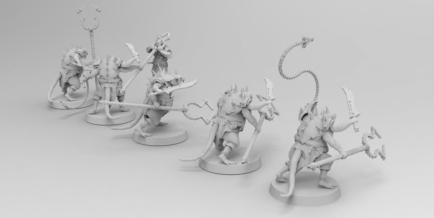 Expert Experimenter | Ratmen Resin 3D Printed Miniature | Warhammer Proxy | RPG | D&D | DnD| EmanG |