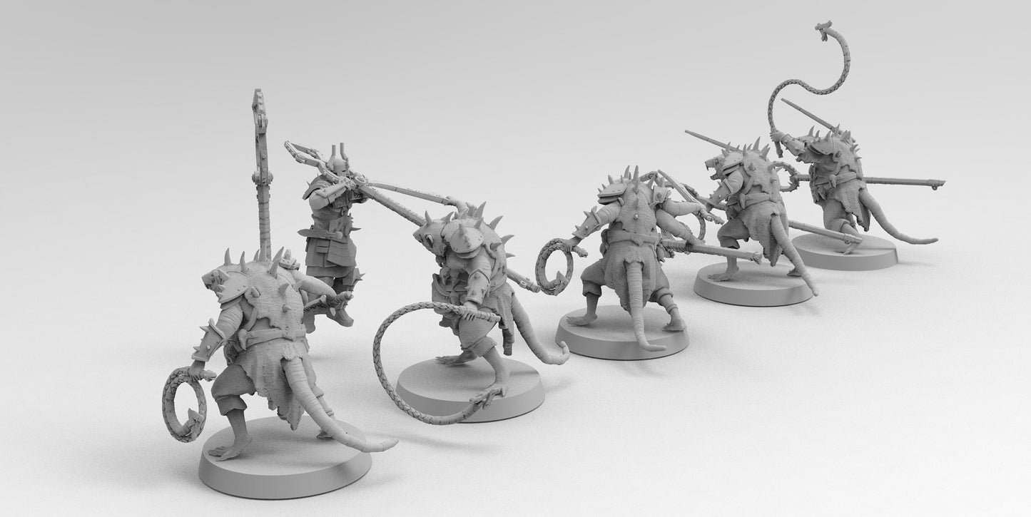 Expert Experimenter | Ratmen Resin 3D Printed Miniature | Warhammer Proxy | RPG | D&D | DnD| EmanG |