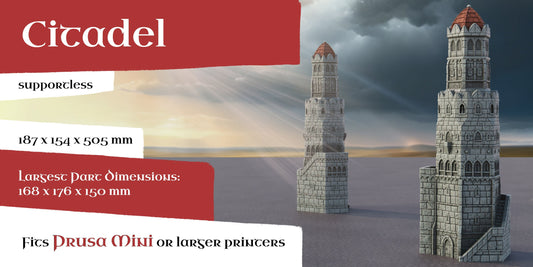 Citadel | 6-28mm Scale | Ivory City | The Print Goes Ever On | Warhammer | RPG | DnD | Table Top Gaming | Buildings and Terrain