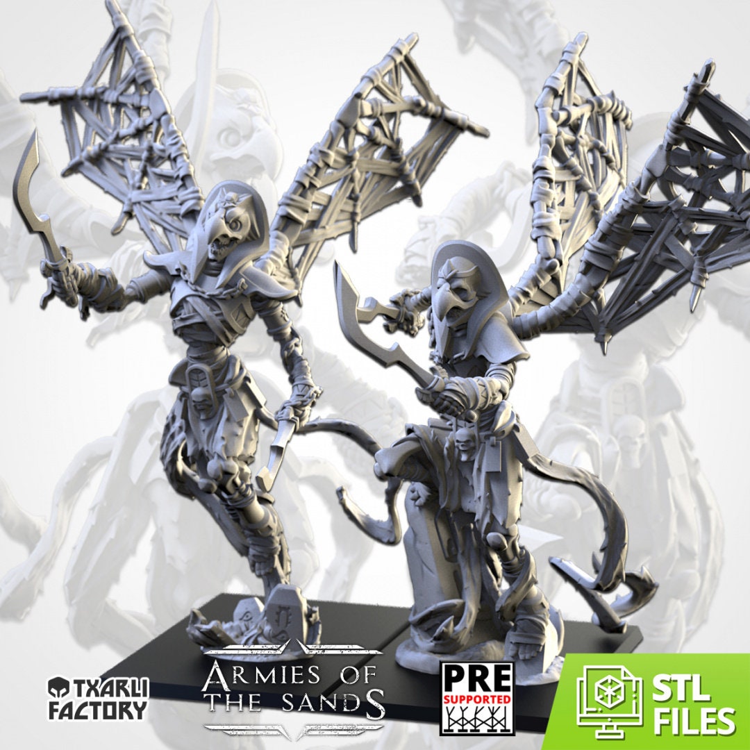 Tomb Reapers | Txarli Factory | Armies of the Sands | Warhammer Proxy | Kings of War | RPG | D&D | Tabletop